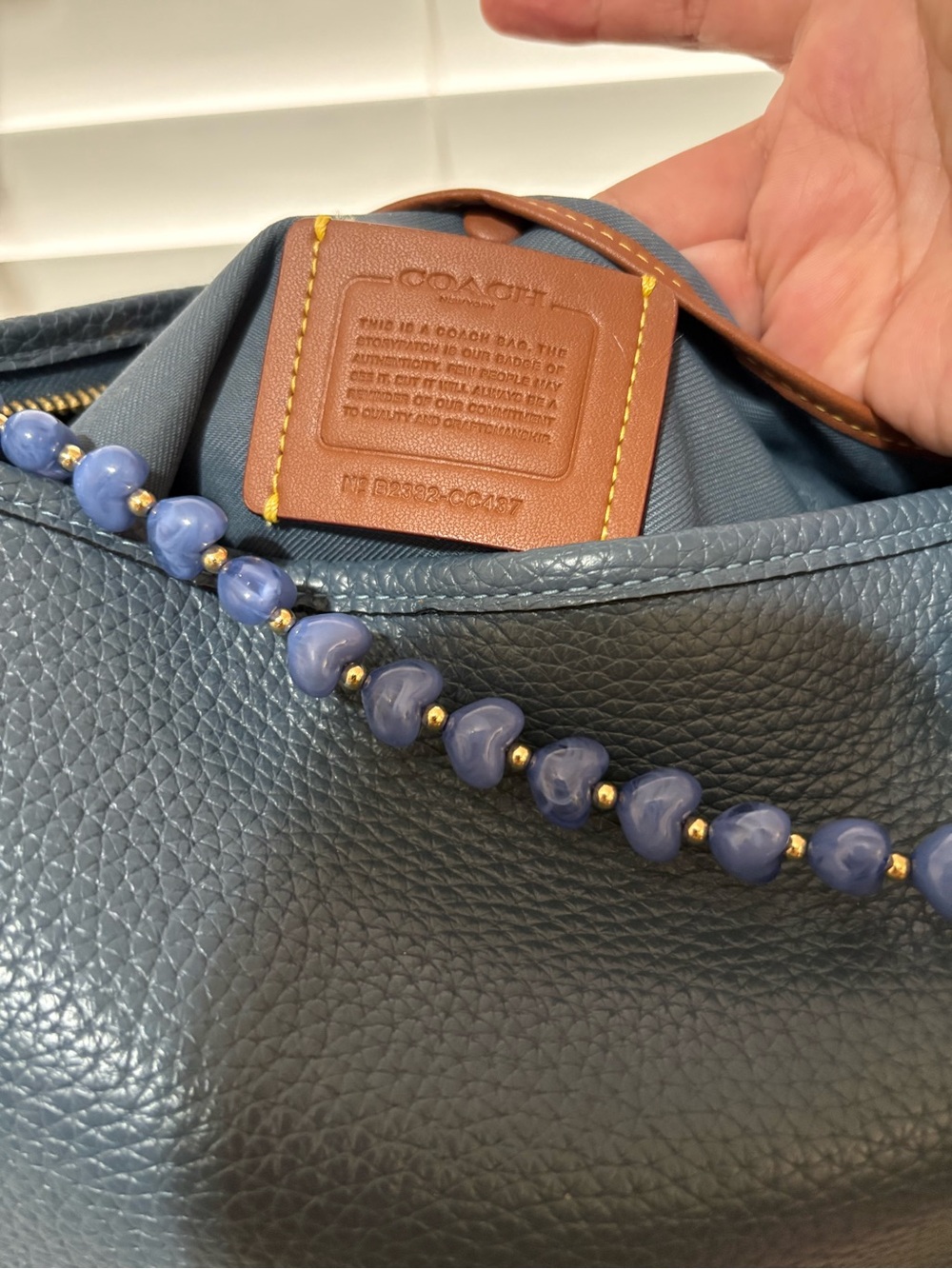 Coach Cary In Blue Denim Color✨ - Picture 10 of 10